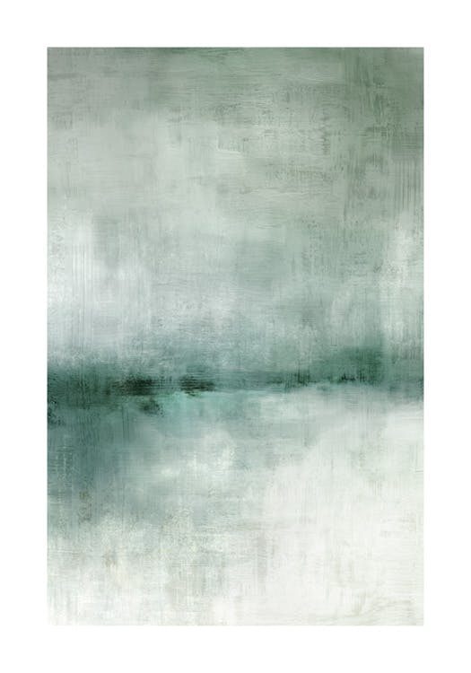 Abstract Scenery Green No2 Poster 0