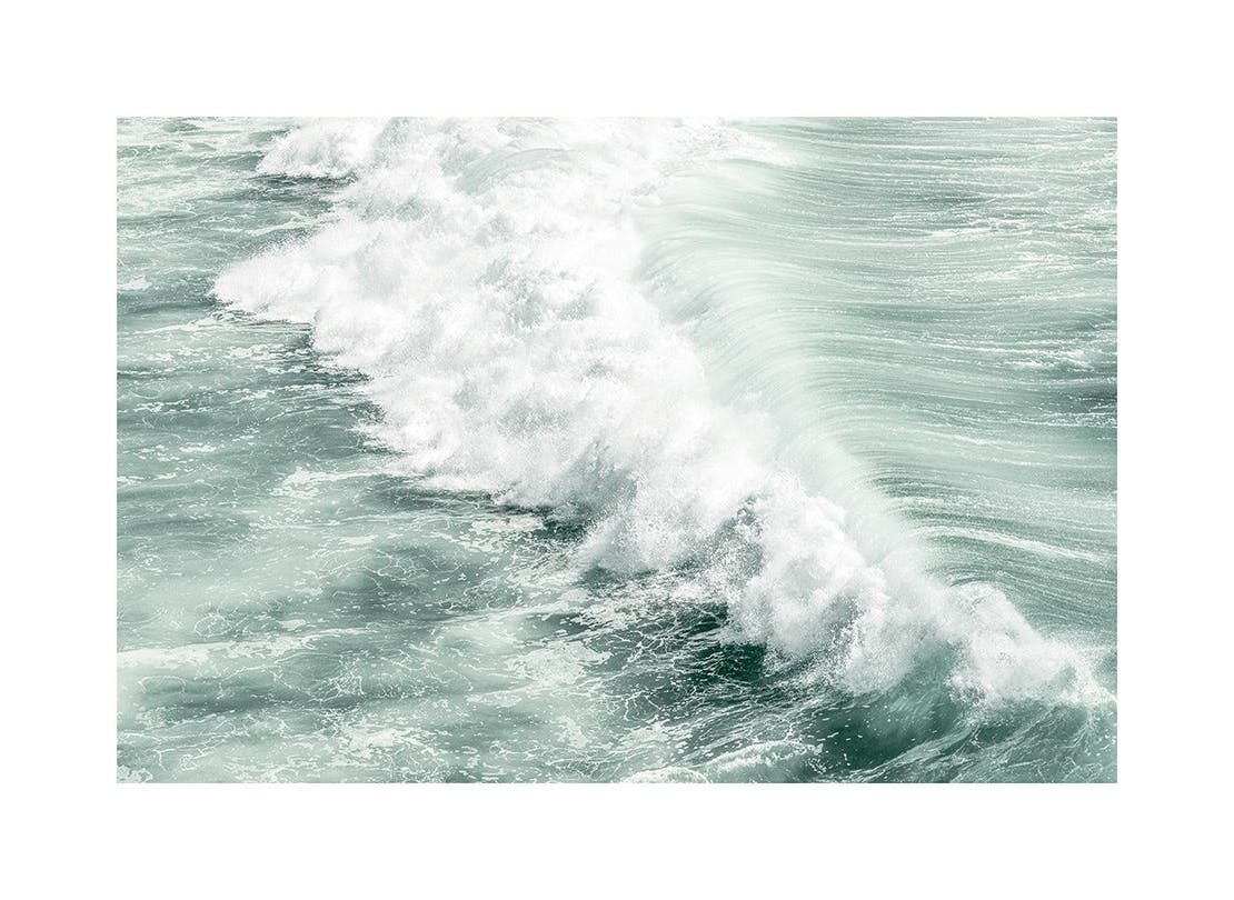 Turquoise Wave Poster (50x70 cm)- Quadri con mari