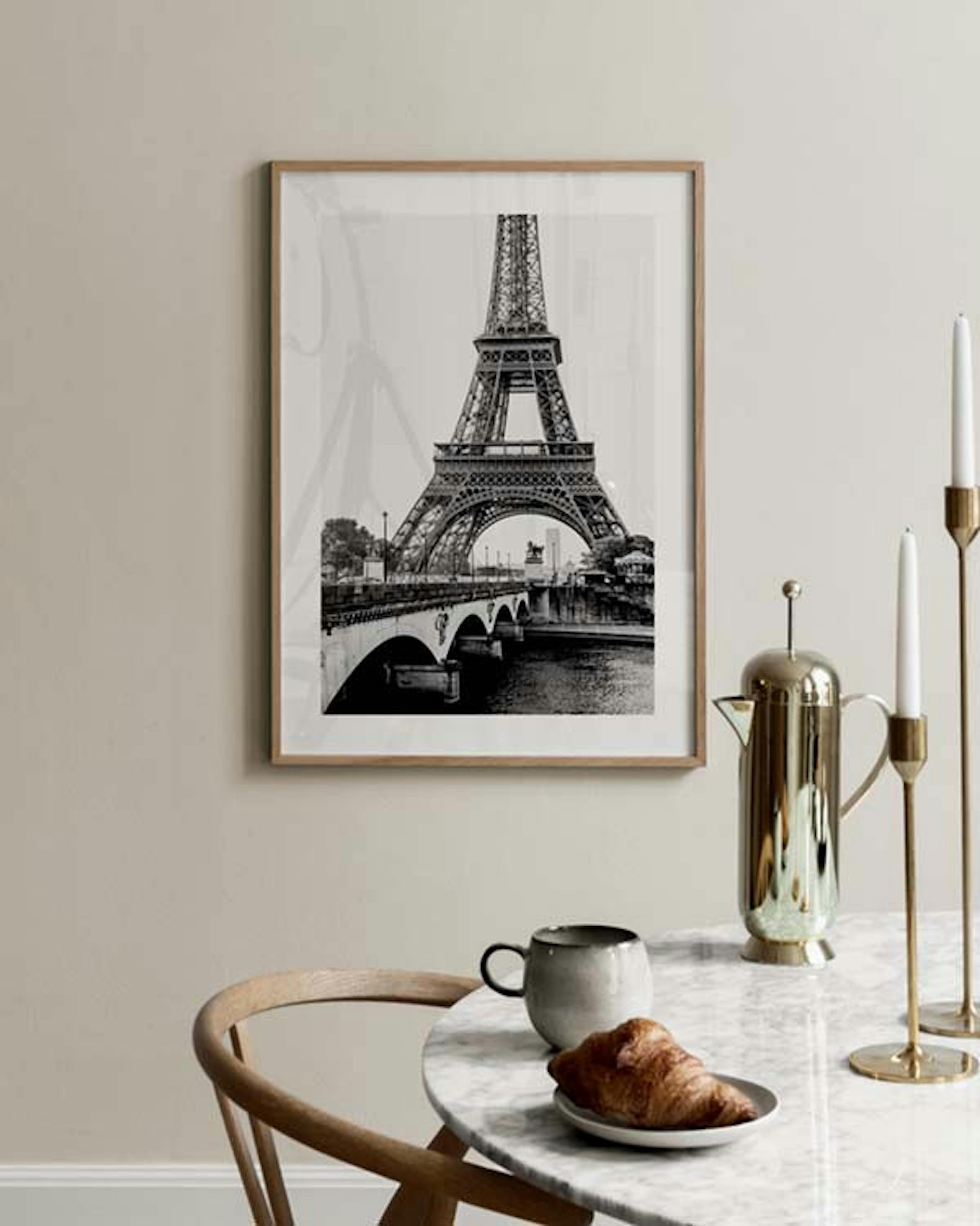 Eiffel Tower Jena Bridge Print
