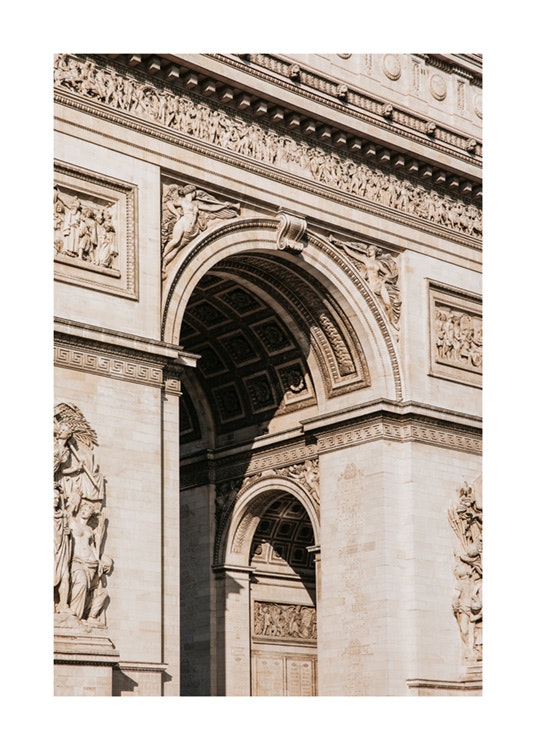 Arc de Triomphe Close Up Plakat 0