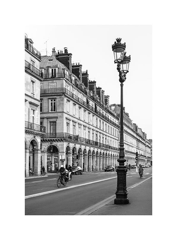 Parisian Street Poster (50x70 cm)