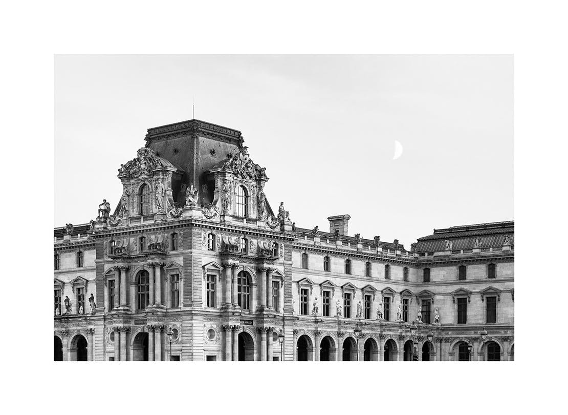 Afternoon at the Louvre Plakat (30x40 cm)- Paryż