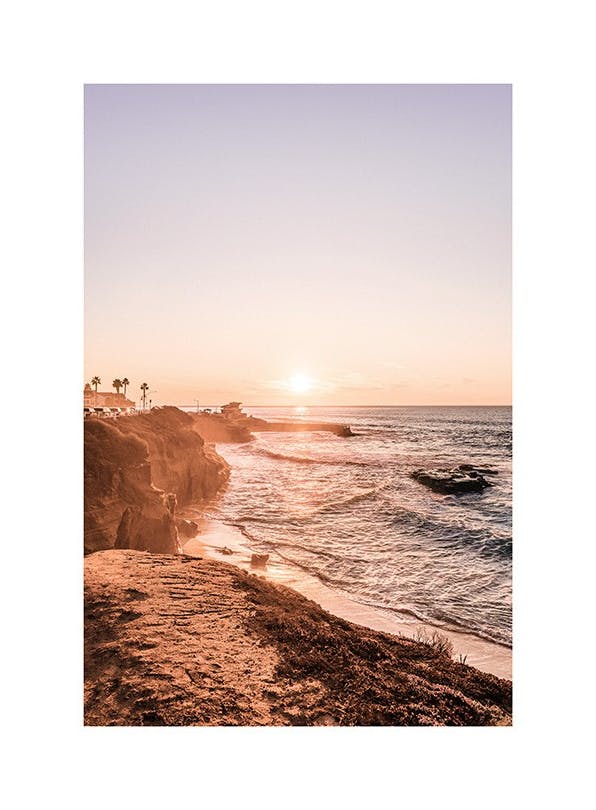 San Diego Sunset Poster (30x40 cm)