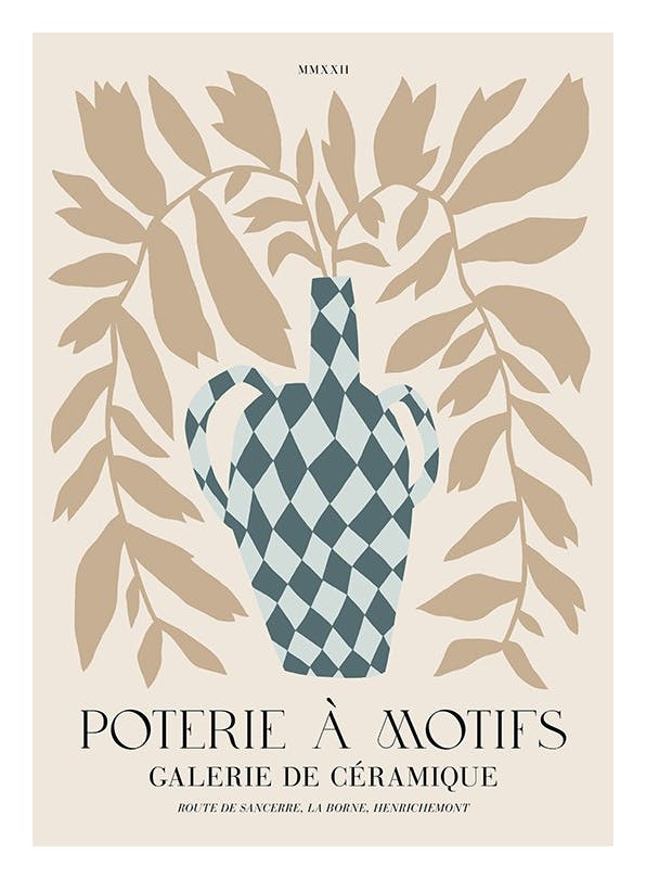 Poterie à Motifs No1 Print (21x30 cm)