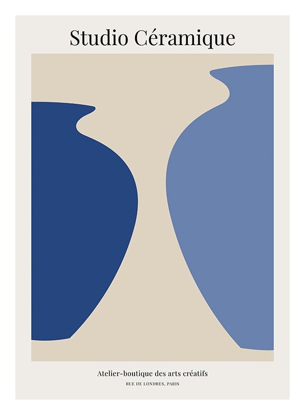Studio Ceramique No1 Poster (30x40 cm)- Arte grafica e poster