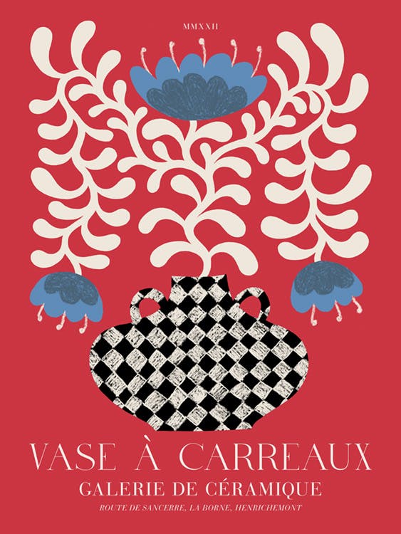 Vase à Carreaux No1 포스터 0