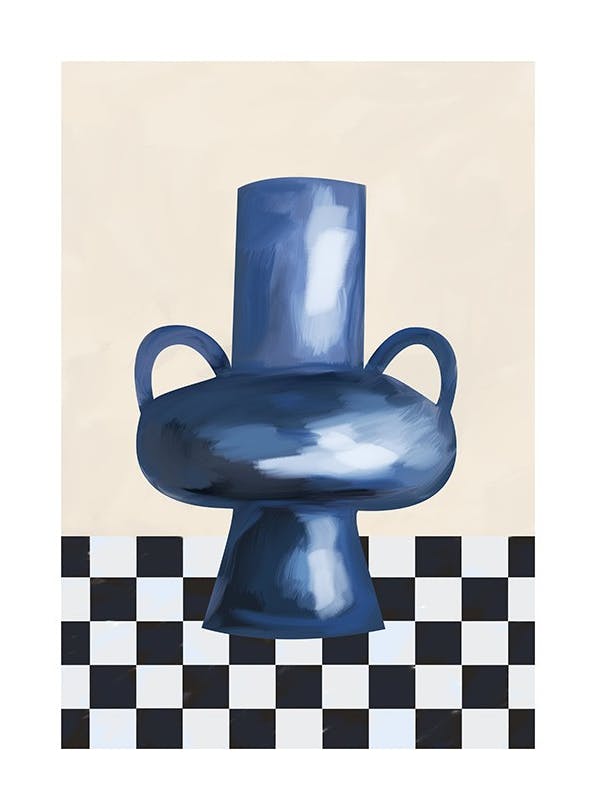Chequer No1 Poster (50x70 cm)