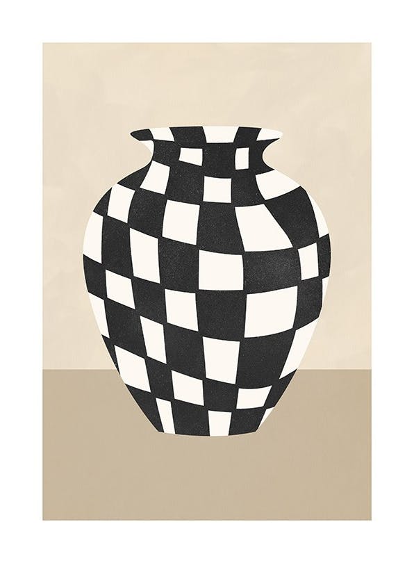 Chequer No2 (21x30 cm) - Schilderijen