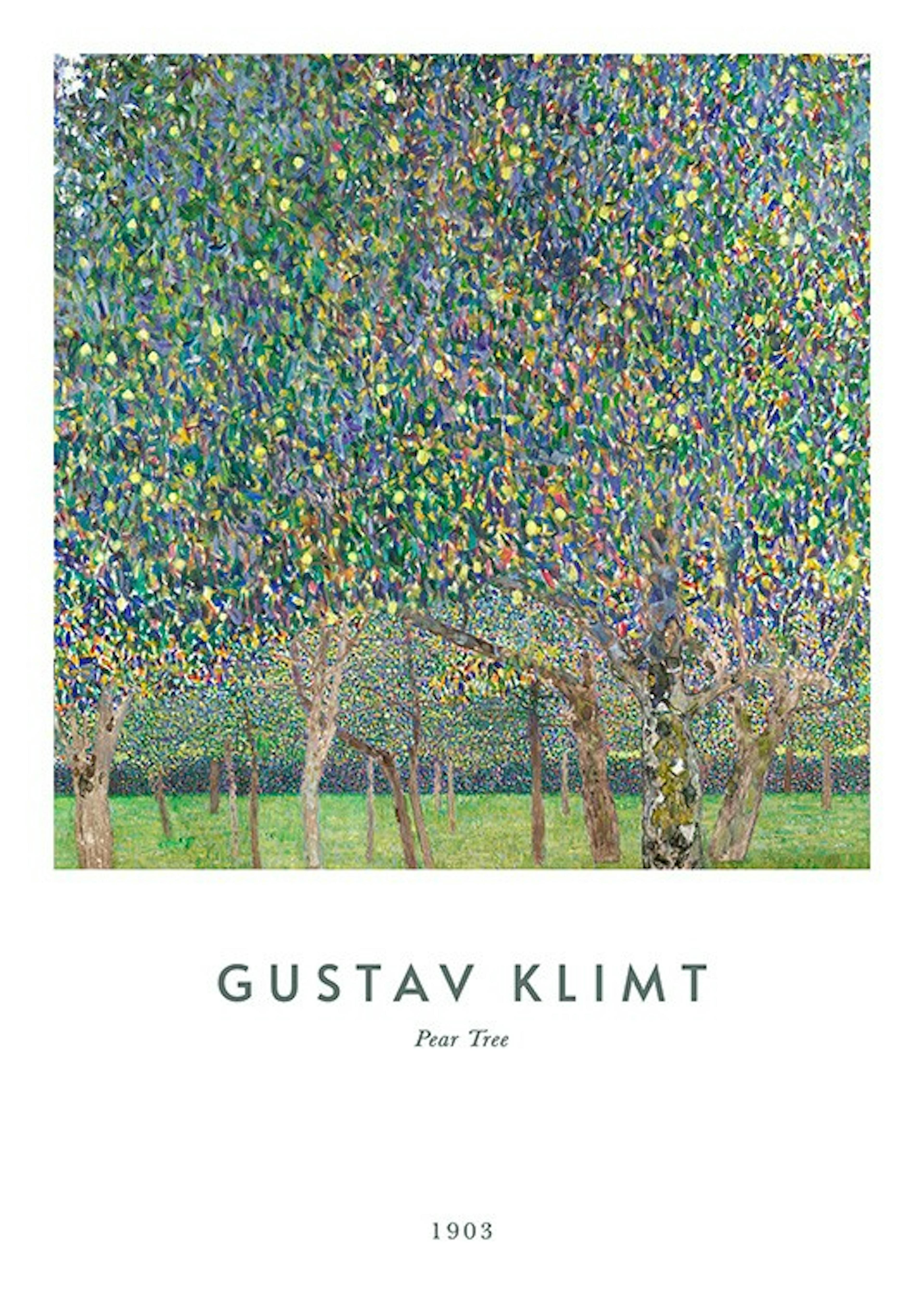 Gustav Klimt - Pear Tree Plakat 0