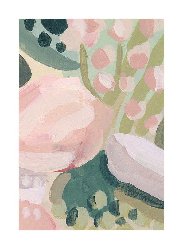 Acrylic Floral Print (30x40 cm)