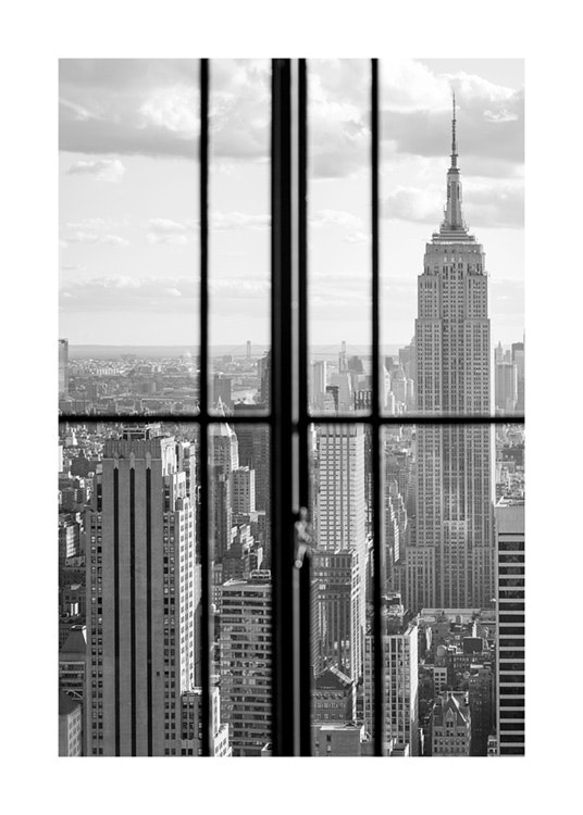 Manhattan Through a Window Poster 0