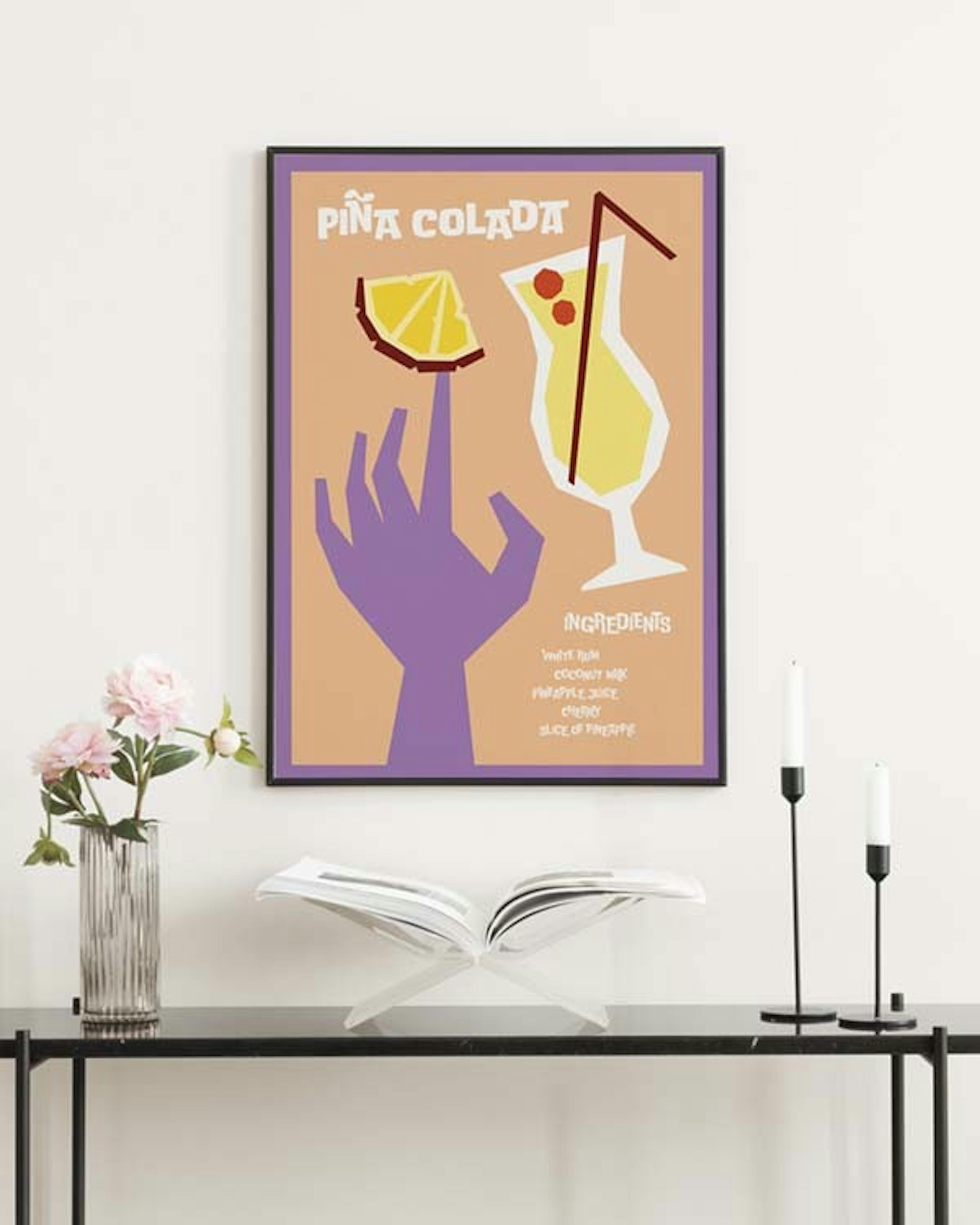 Piña Colada Cocktail Print