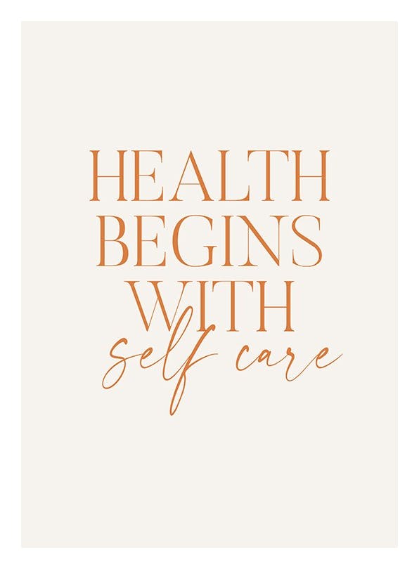 Self Care Plakat (30x40 cm)- Plakaty motywacyjne