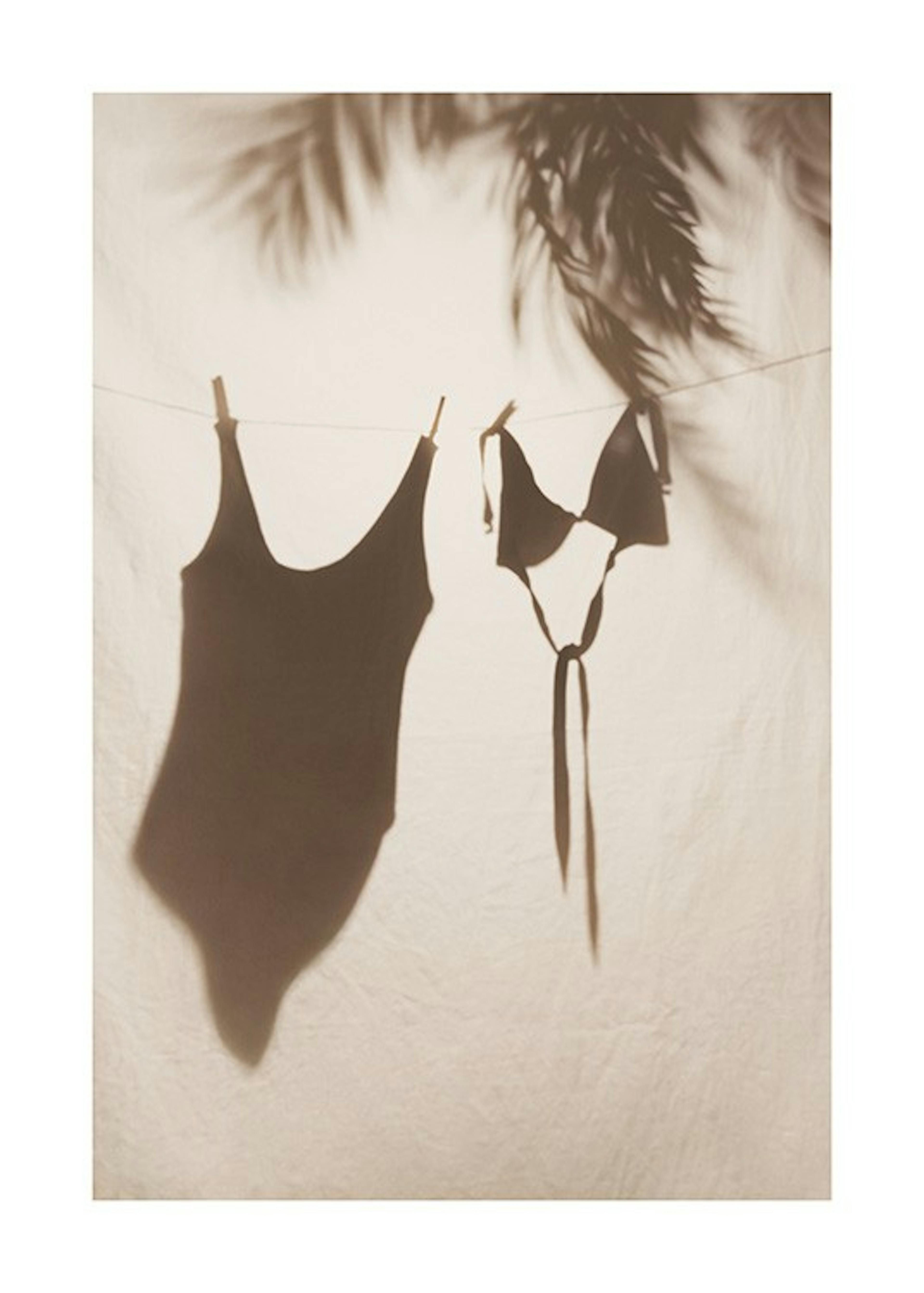 Swimwear Shadow Print