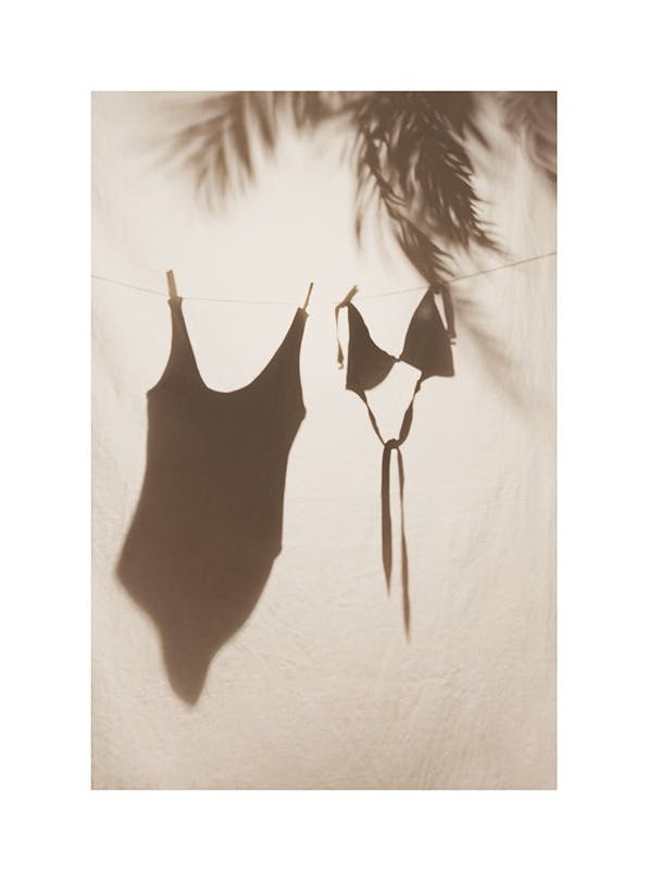 Swimwear Shadow Poster (30x40 cm)