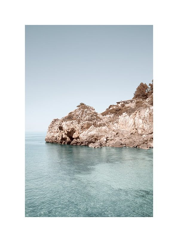 Prints - Mallorca Cliff View Print (30x40 cm) - Seas & oceans prints
