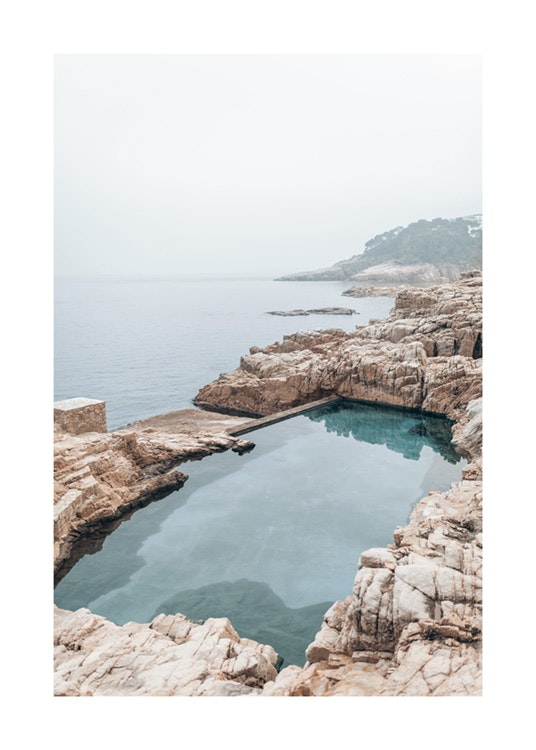 Mallorca Ocean Pool Plakat 0