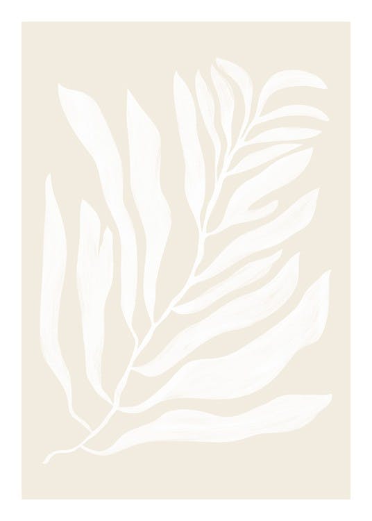 White Botanical No2 포스터 0