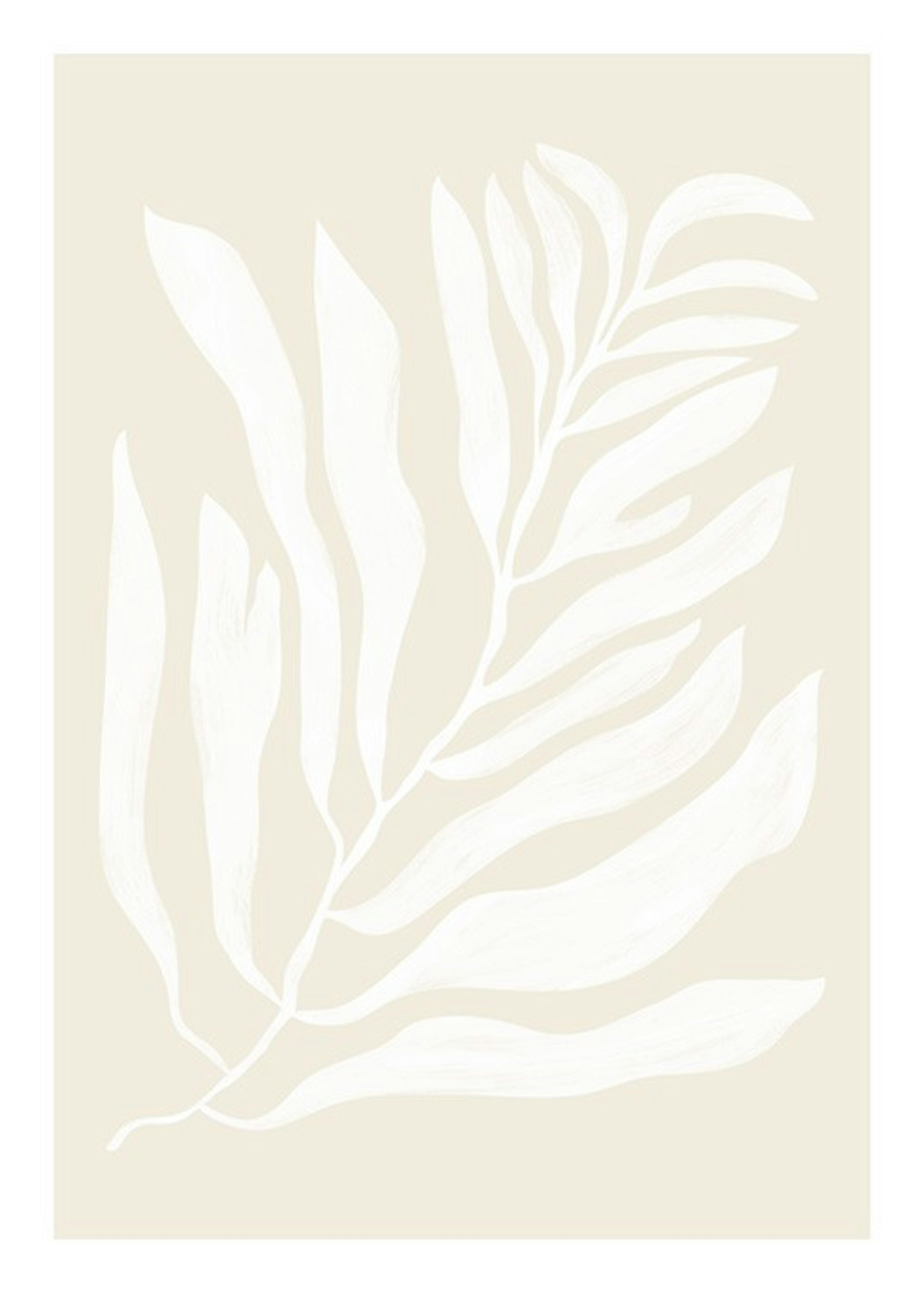 White Botanical No2 Print 0