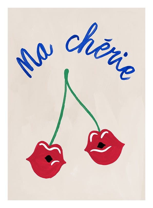 Ma Chérie Plakat (50x70 cm)- Sztuka