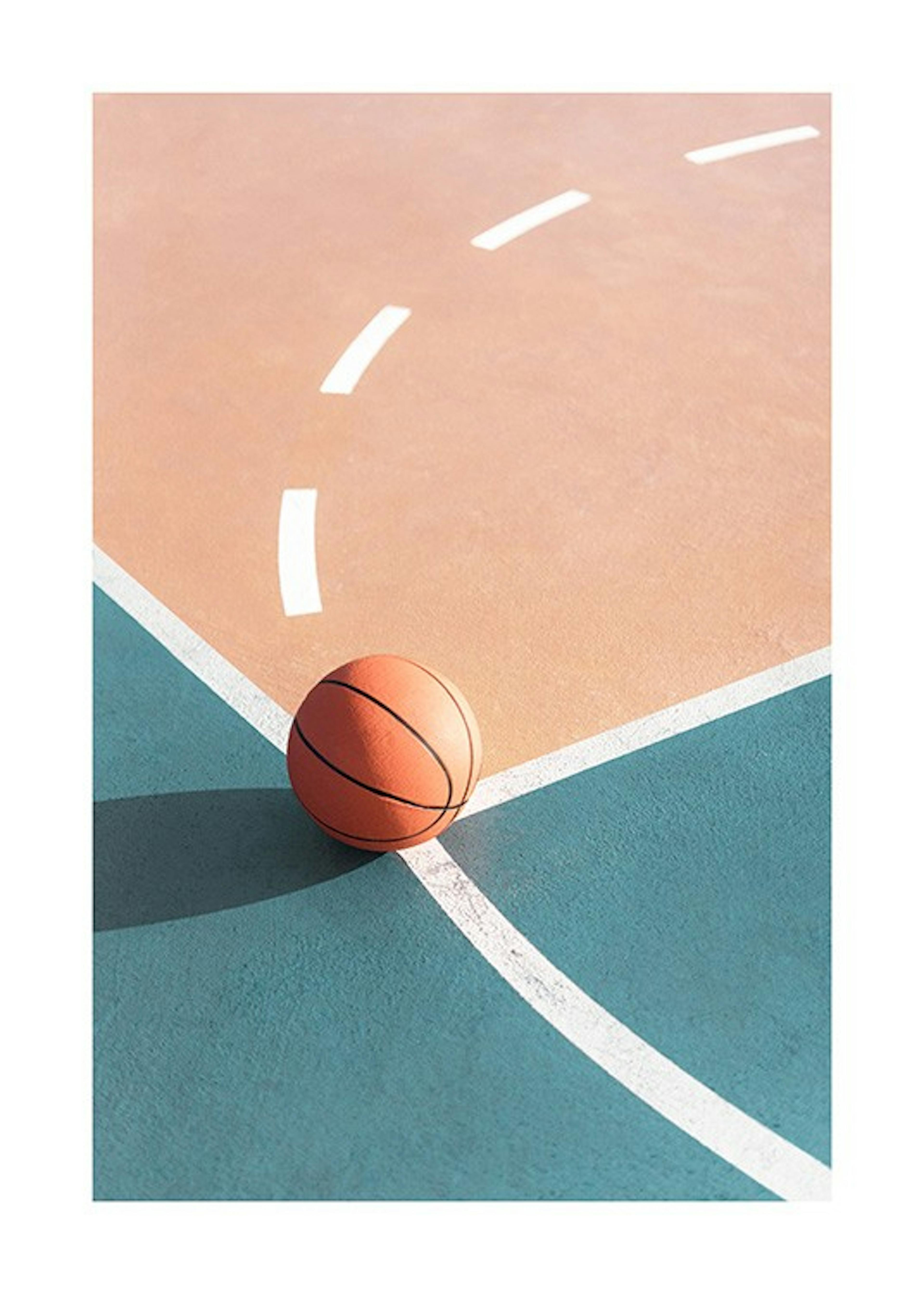 Basketball Court Print
