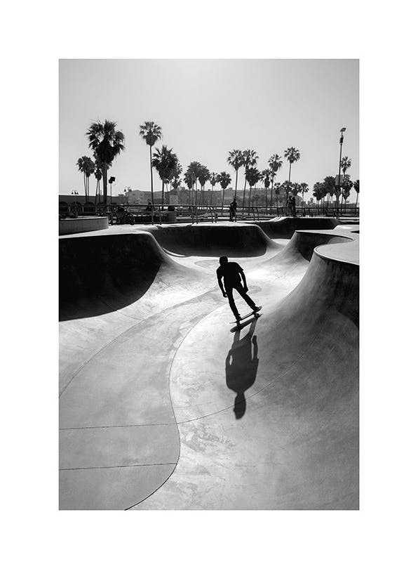 Venice Beach Skate Affiche (50x70 cm) - Posters de sport