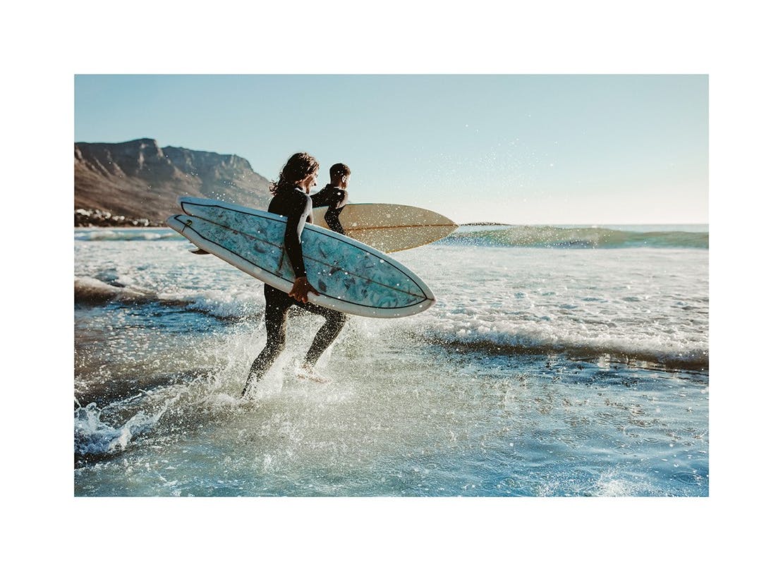 Surfer Dudes Plakat (50x70 cm) - Plakater > Sportsplakater