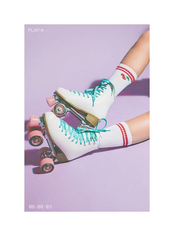 Prints - Roller Skate Record Print (30x40 cm) - Sports posters and prints