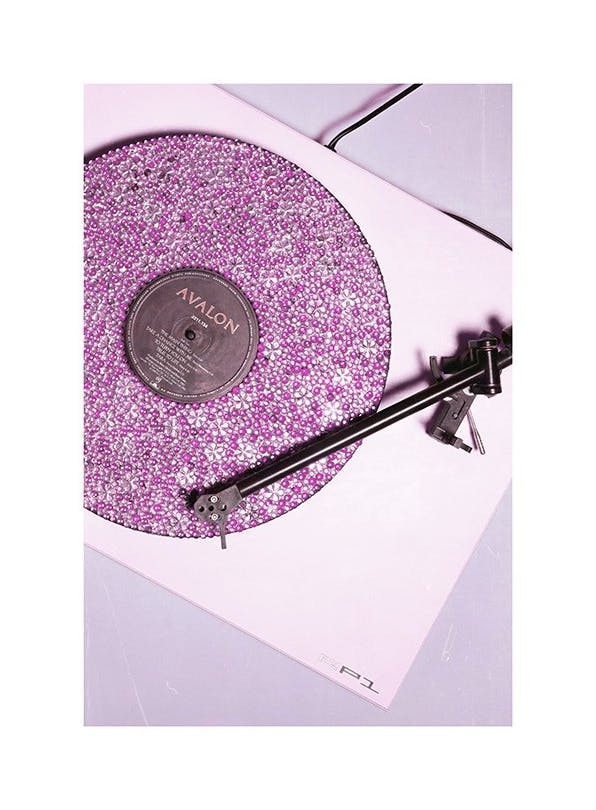 Pastel Record Player Poster (50x70 cm)