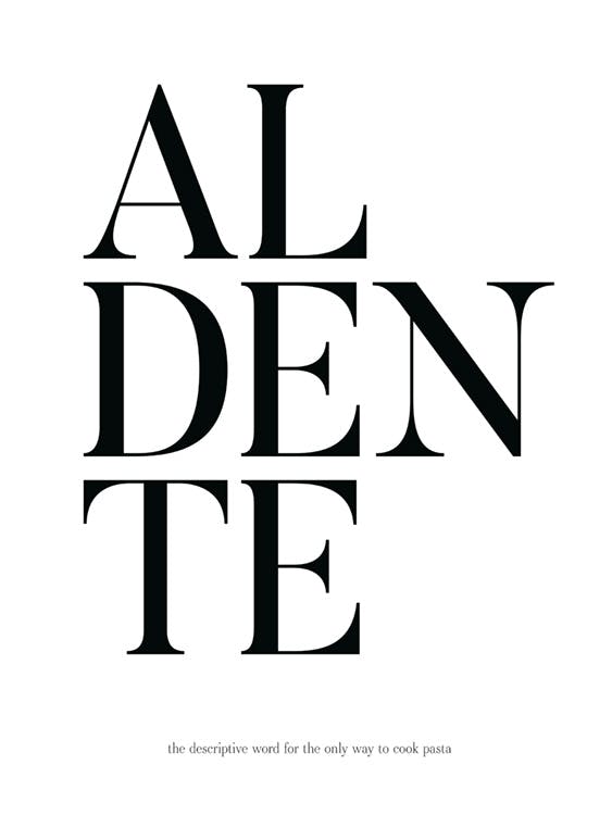 Al Dente Poster 0