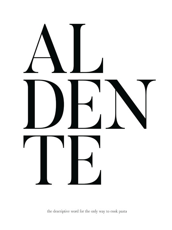 Al Dente Plakát 0