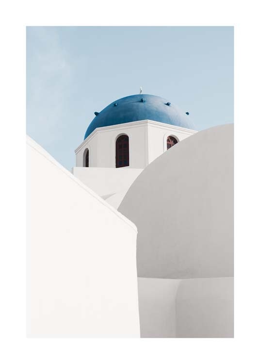 Santorini Church Plakát 0
