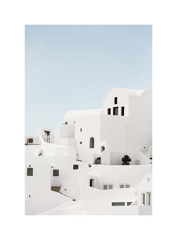 Oia Village Plakat (30x40 cm)- Architektura