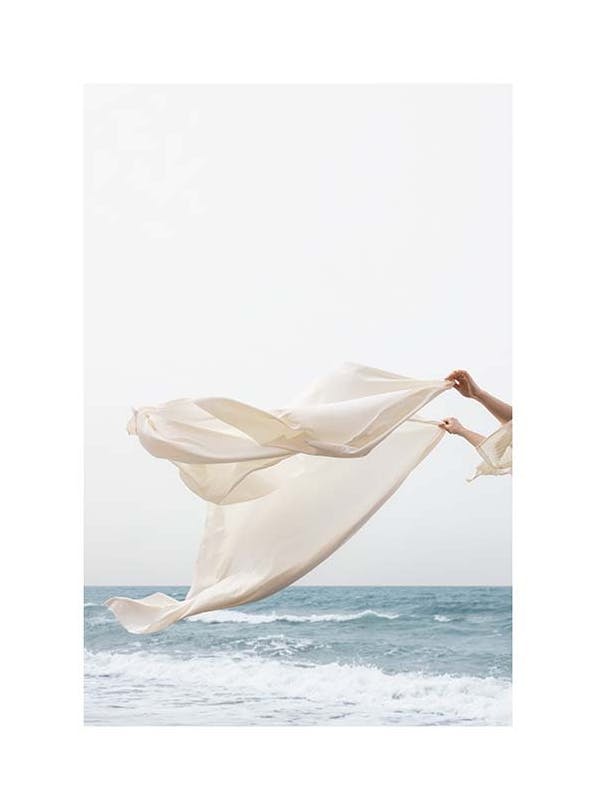 Windy Fabric Poster (30x40 cm) -  Poster mit Meeresmotiven