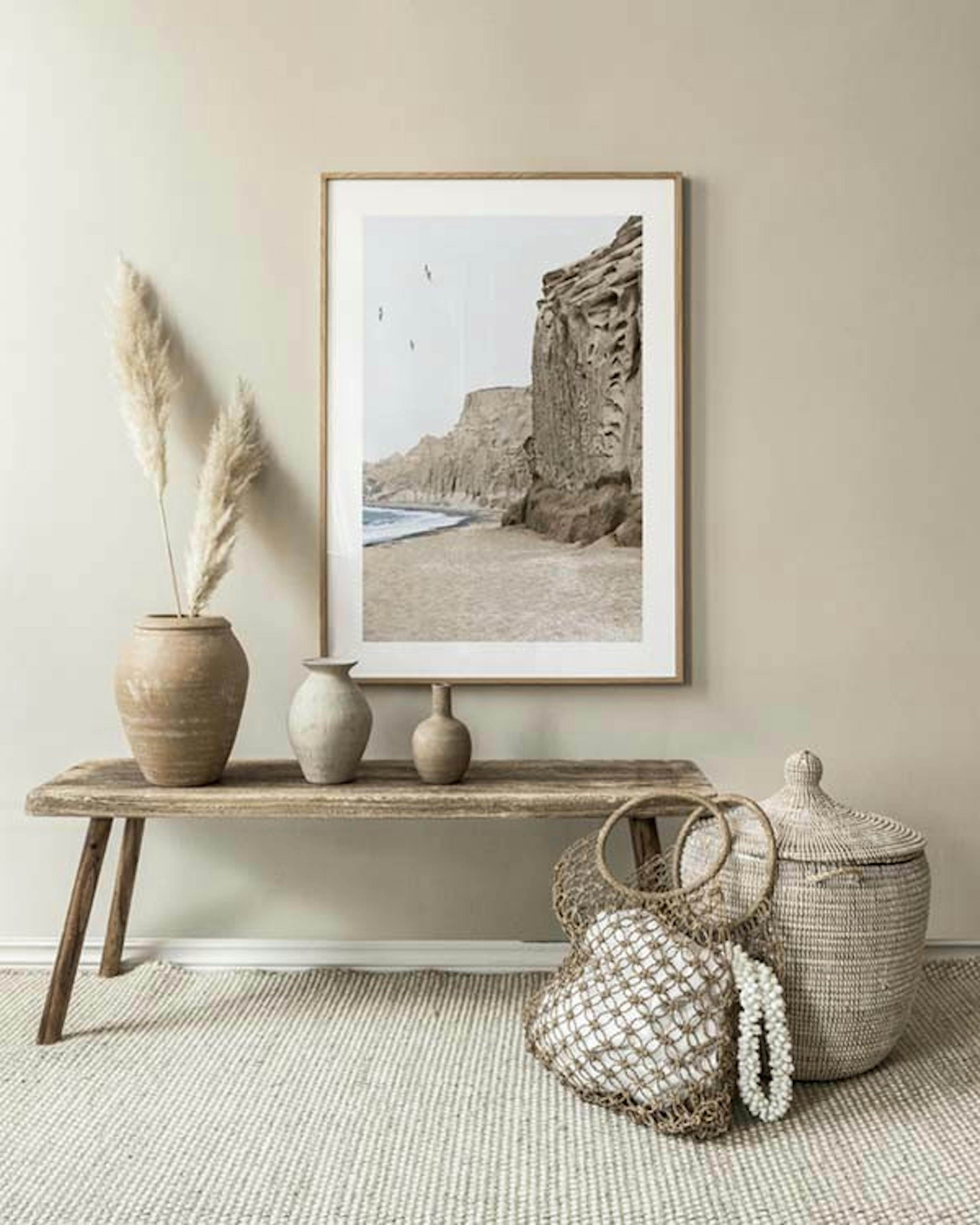 Vlychada Beach View Print