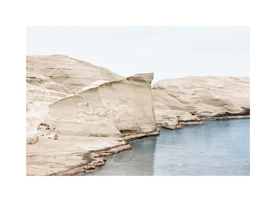 Milos Lunar Landscape Poster (50x70 cm)- Quadri di montagne