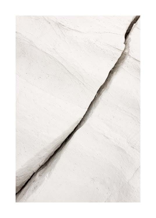 White Rock Crevice Poster 0