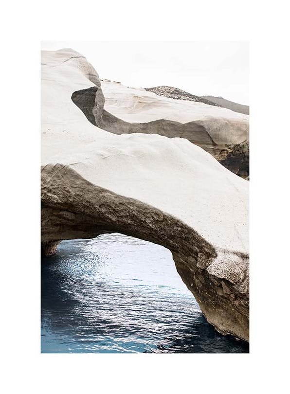 White Cliff Arch Affiche (30x40 cm) - Tableaux de montagnes
