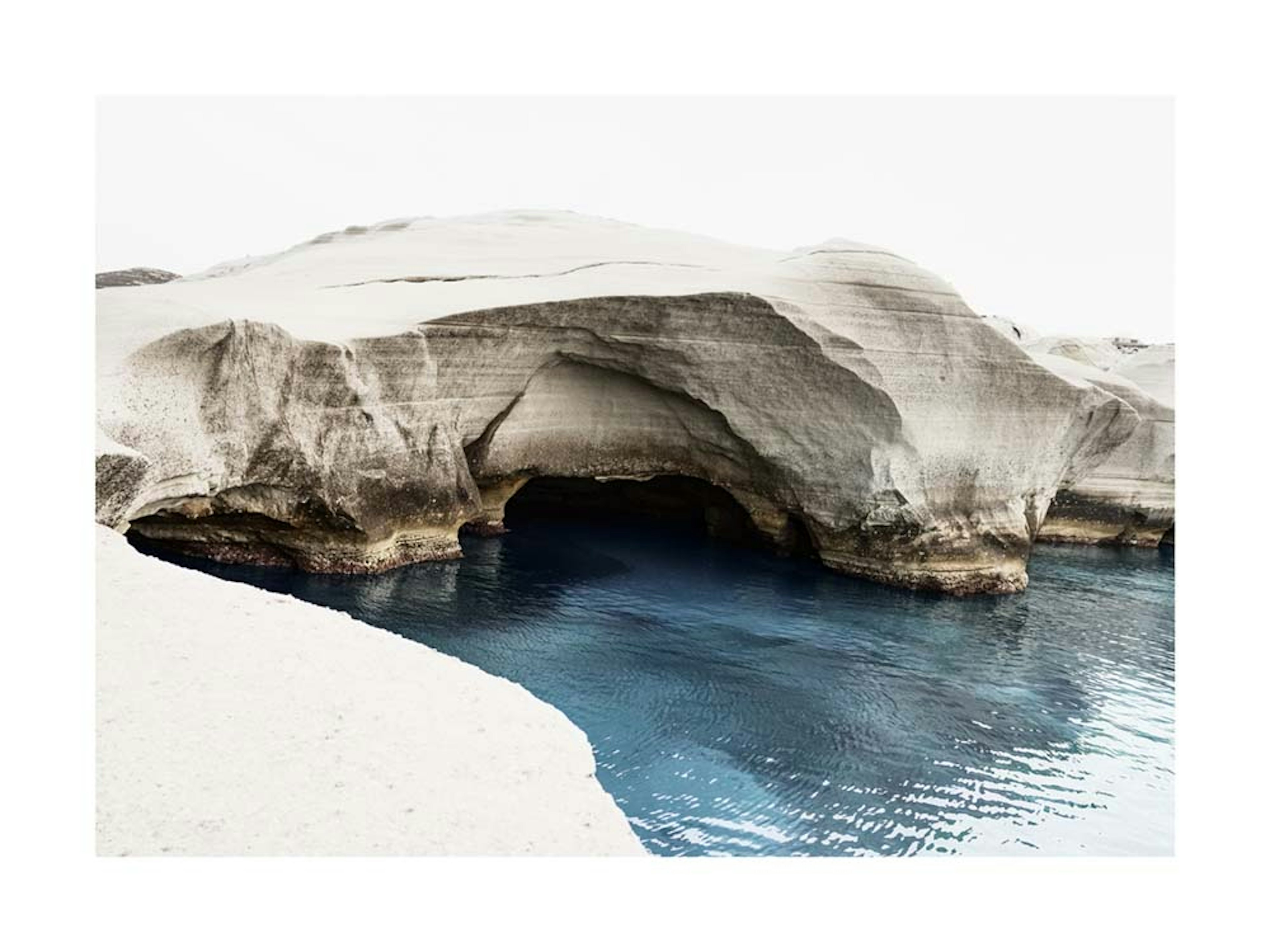 Sarakiniko White Cliffs Poster 0
