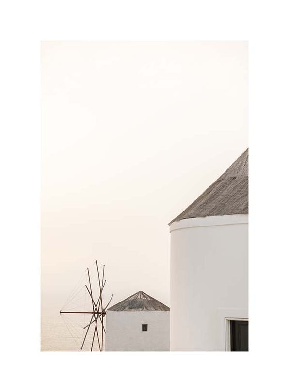 Prints - Misty Windmill Print (30x40 cm) - Architecture posters