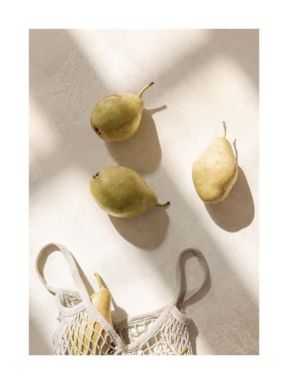 Pears in Sunlight Juliste 0