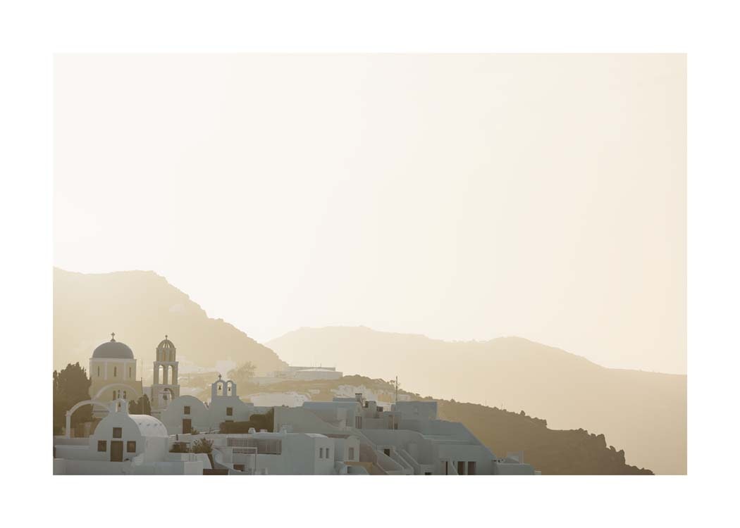 Oia Morning Breeze Poster 0