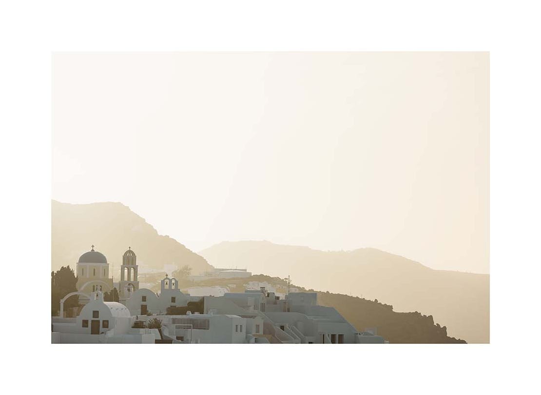 Oia Morning Breeze Print (30x40 cm)