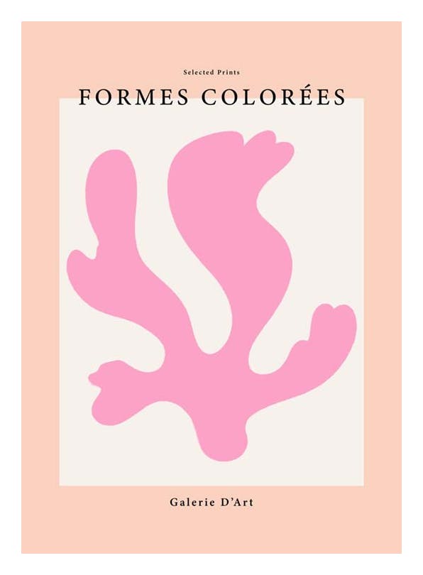 Formes Colorées No1 Plakat (40x50 cm)-Plakaty