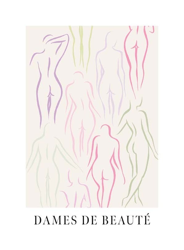 Dames De Beauté Plakat (30x40 cm)-Plakaty
