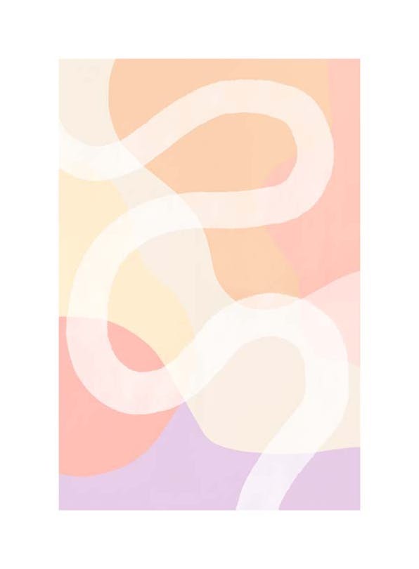 Shapes in Color No2 Poster (70x100 cm)