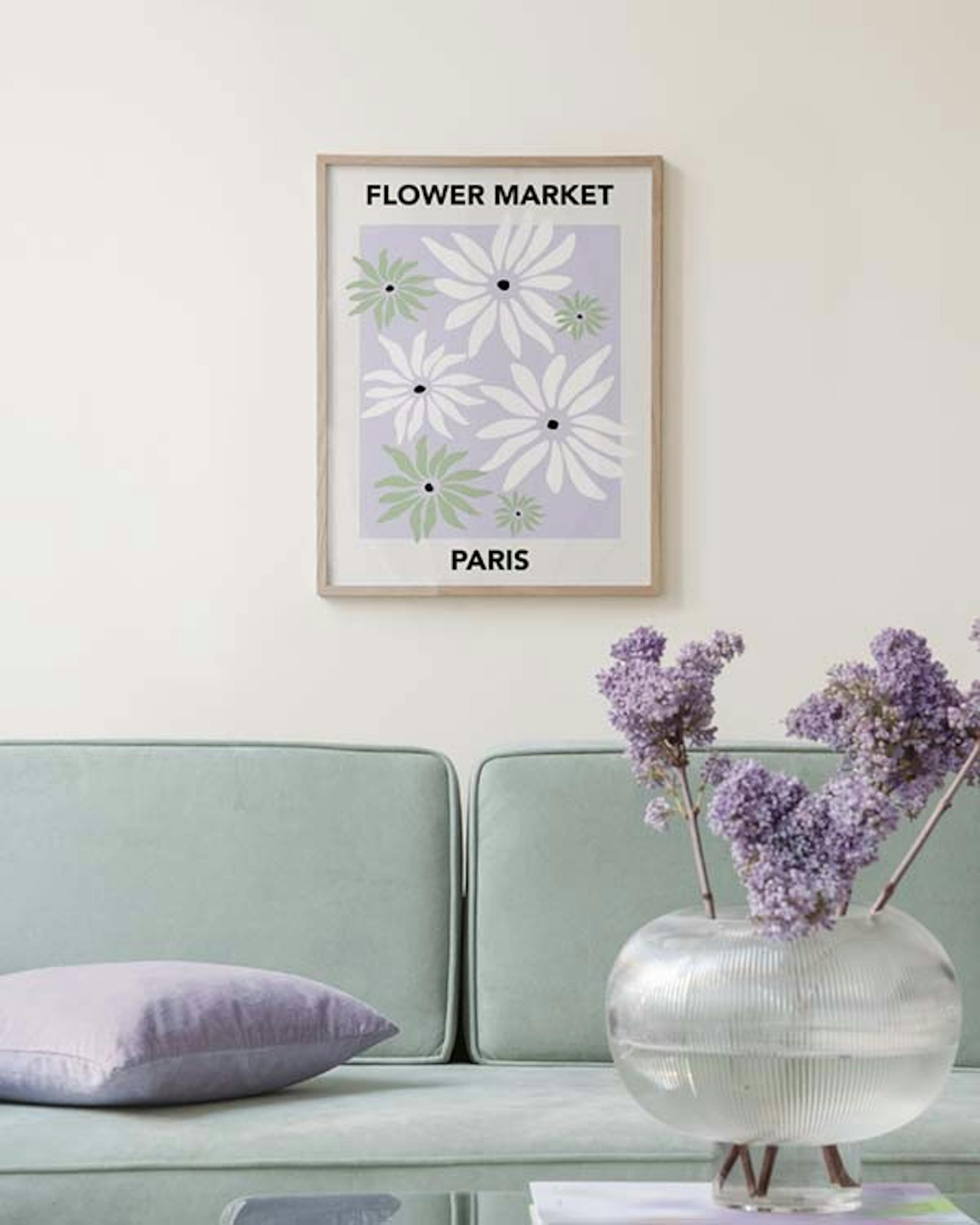 Paris Flower Market Print
