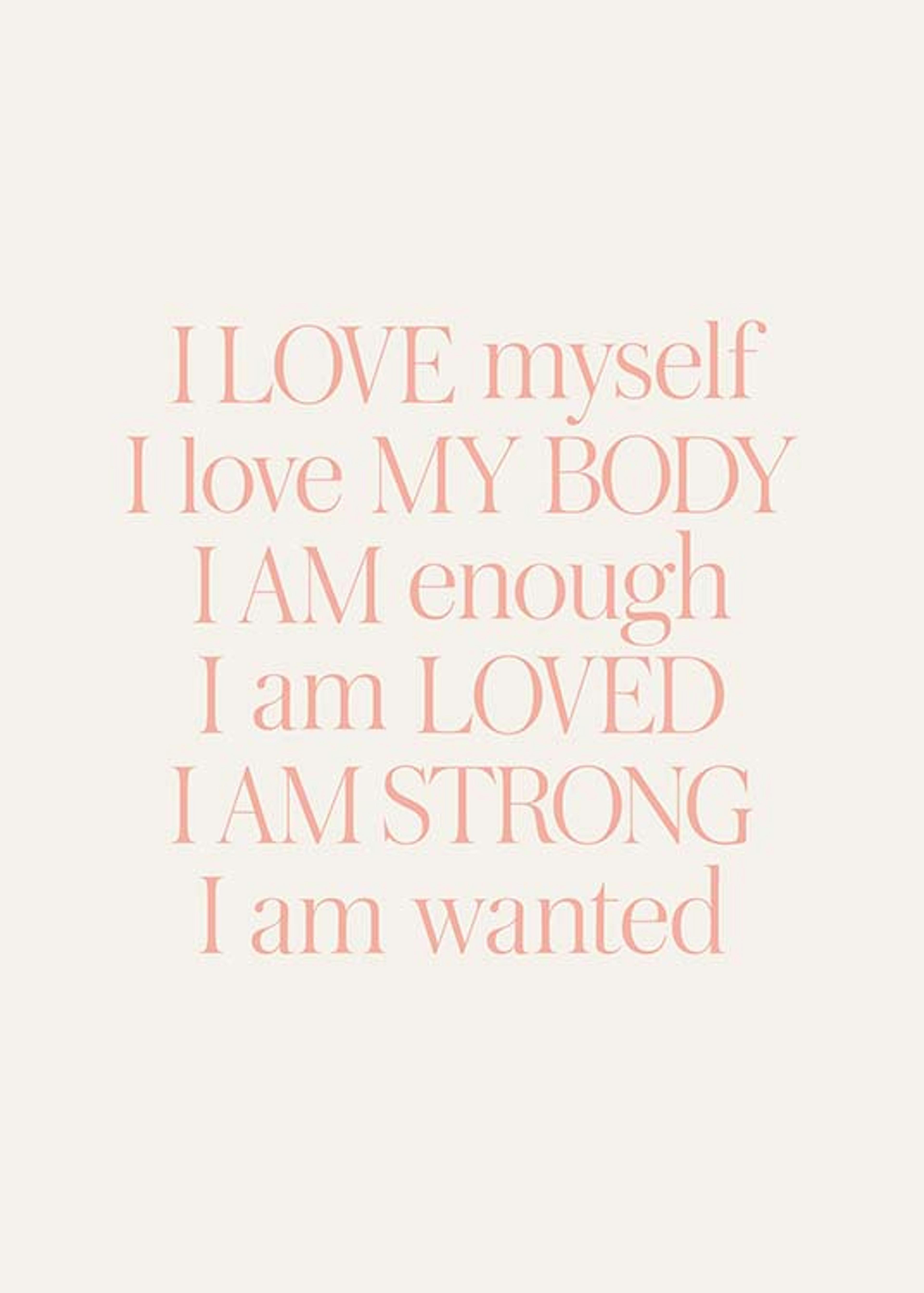 I Love Myself Poster 0