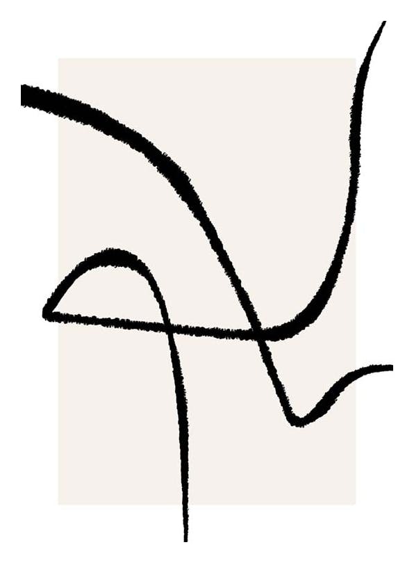 Formation in Black No1 Print (21x30 cm)