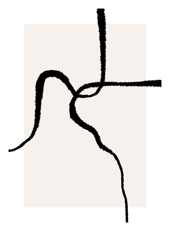 Formation in Black No2 Print (50x70 cm)